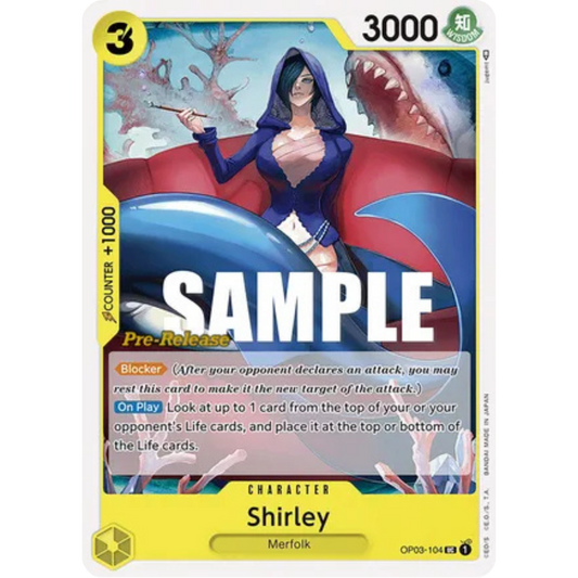 Shirley (OP03-104) - Pillars of Strength Pre-Release Cards