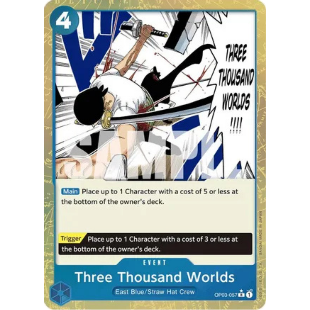 Three Thousand Worlds (Textured Foil) (OP03-057) - Premium Booster -The Best- Foil