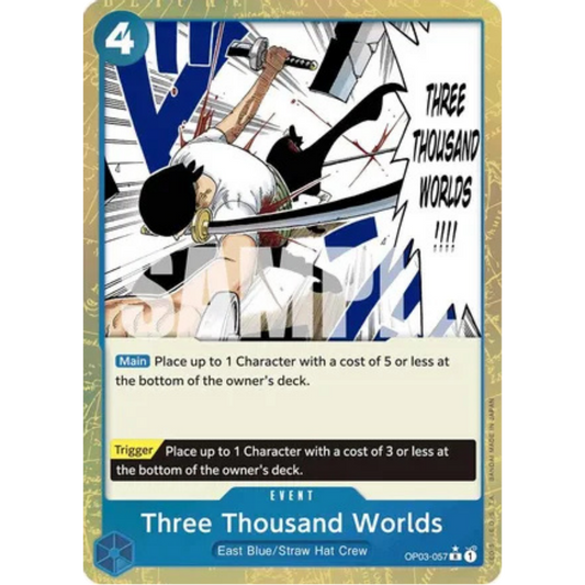 Three Thousand Worlds (Textured Foil) (OP03-057) - Premium Booster -The Best- Foil