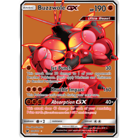 Buzzwole GX (104/111) [Sun & Moon: Crimson Invasion]