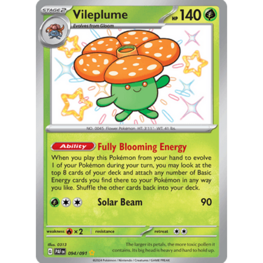 Vileplume (094/091) [Scarlet & Violet: Paldean Fates]