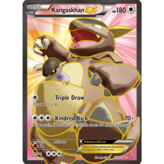 Kangaskhan EX (103 Full Art) 103/106  - Holofoil XY  Flashfire - Ultra Rare