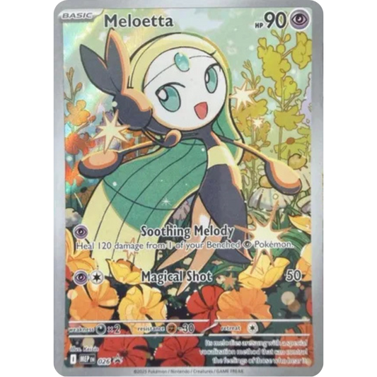 Meloetta 026  - Holofoil ME Mega Evolution Promo - Illustration Rare