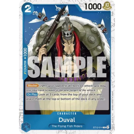 Duval (Jolly Roger Foil) (ST12-014) - Premium Booster -The Best- Foil