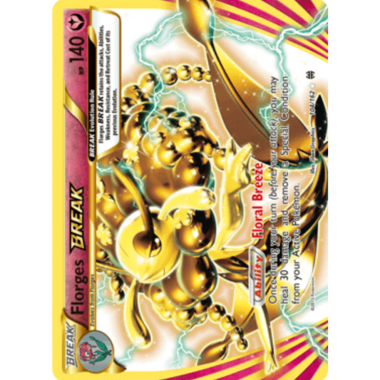 Florges BREAK 104/162  - Holofoil XY  BREAKthrough - Rare BREAK
