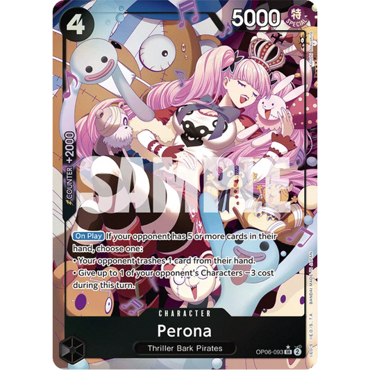 Perona (093) (Alternate Art) (OP06-093) - Wings of the Captain Foil