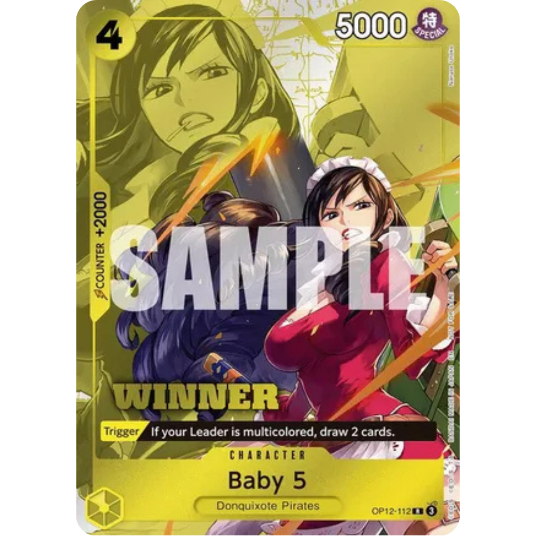 Baby 5 (Winner Pack 2026 Vol. 1) (OP12-112) - One Piece Promotion Cards Foil