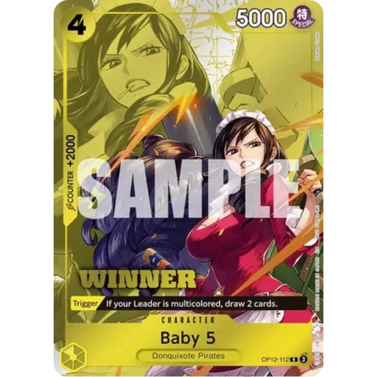 Baby 5 (Winner Pack 2026 Vol. 1) (OP12-112) - One Piece Promotion Cards Foil