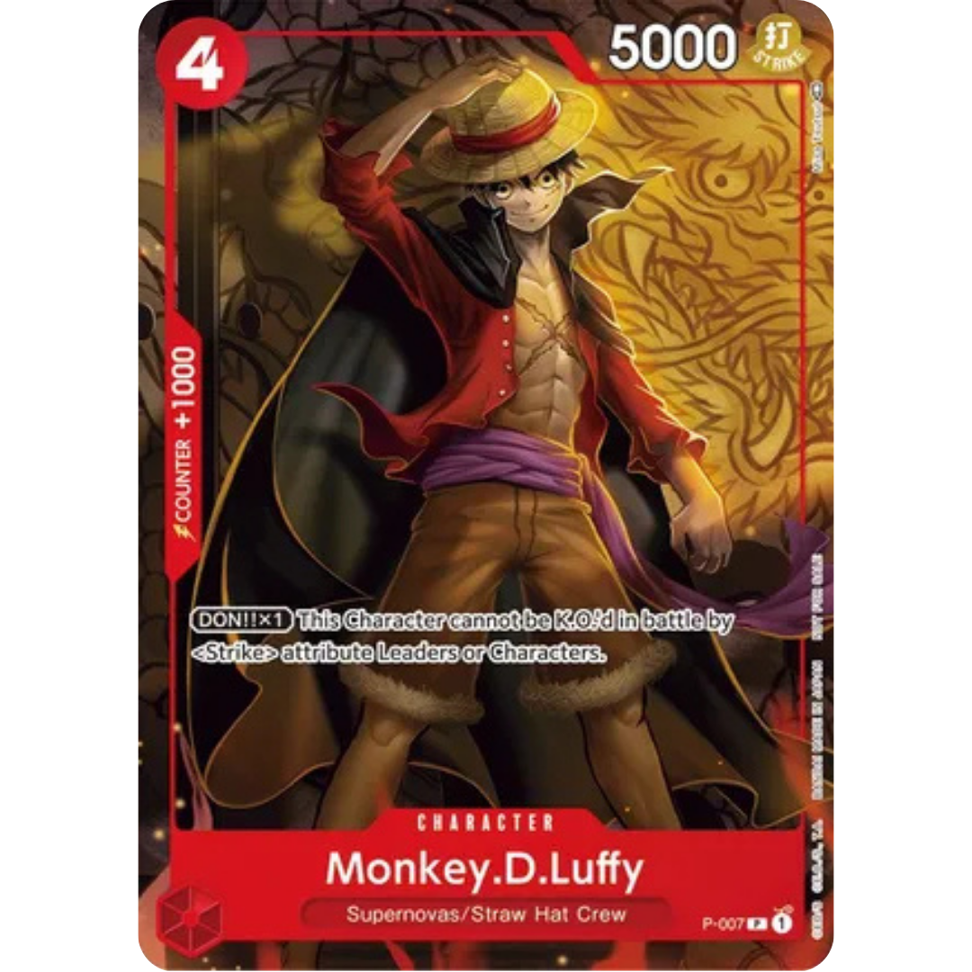 Monkey.D.Luffy - P-007 (Tournament Pack Vol. 1) (P-007) - One Piece Promotion Cards