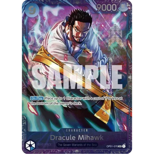Dracule Mihawk (Treasure Cup 2024) (OP01-070) - One Piece Promotion Cards Foil