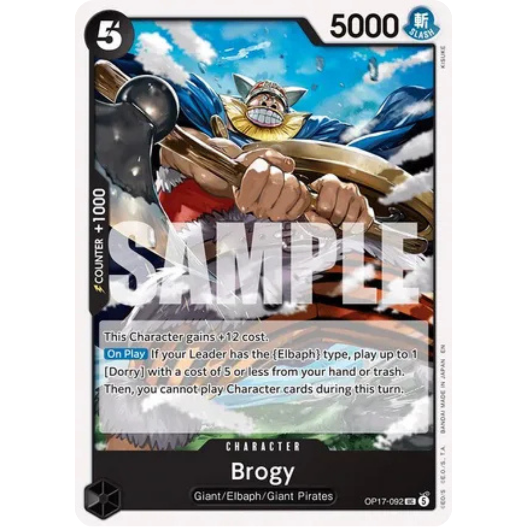 Brogy (OP17-092) - The World's Strongest Warriors