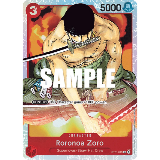Roronoa Zoro (ST01-013) - Starter Deck 1: Straw Hat Crew Foil