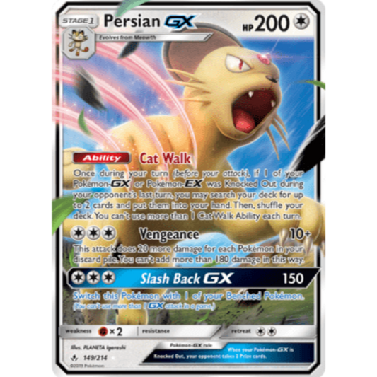 Persian GX (149/214) [Sun & Moon: Unbroken Bonds]