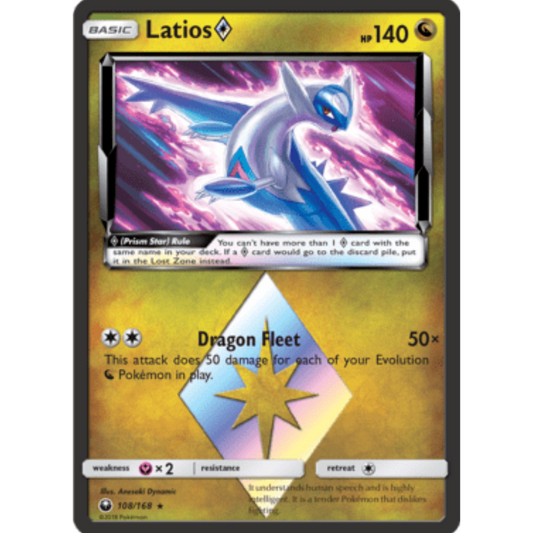 Latios (108/168) (Prism Star) [Sun & Moon: Celestial Storm]