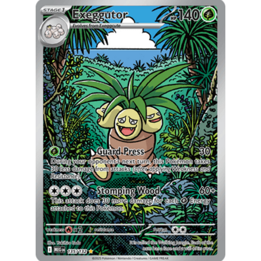 Exeggutor 135/132  - Holofoil ME01 Mega Evolution - Illustration Rare