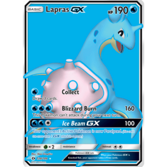 Lapras GX (139/149) [Sun & Moon: Base Set]