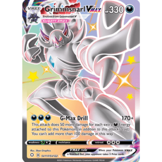 Grimmsnarl VMAX (SV117/SV122) [Sword & Shield: Shining Fates]