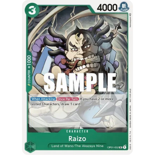 Raizo (Event Pack Vol. 2) (OP01-052) - One Piece Promotion Cards