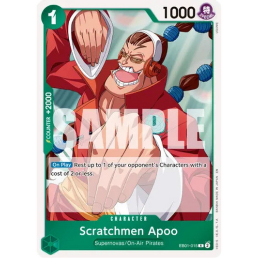 Scratchmen Apoo - EB01-015 (Reprint) (EB01-015) - Premium Booster -The Best- Vol. 2