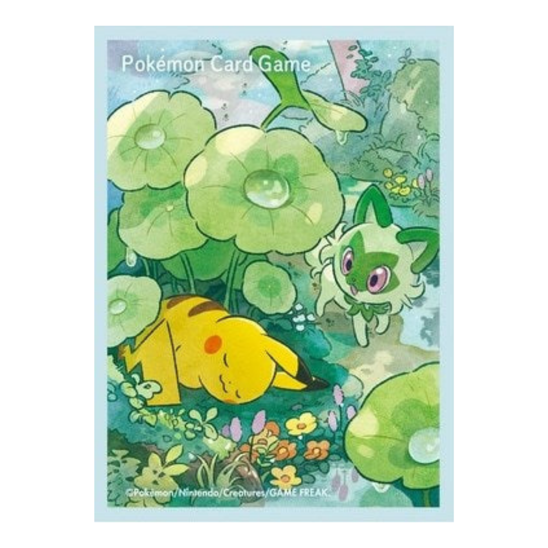 Card Sleeves - Pikachu and Sprigatito (64-Pack) (Pokemon Center Japan Exclusive)