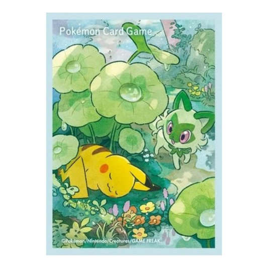 Card Sleeves - Pikachu and Sprigatito (64-Pack) (Pokemon Center Japan Exclusive)