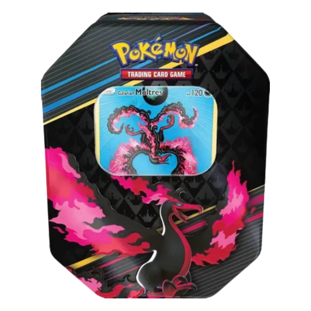Crown Zenith Tin [Galarian Moltres] (International Version)