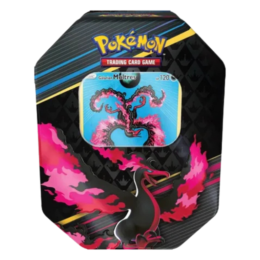 Crown Zenith Tin [Galarian Moltres] (International Version)
