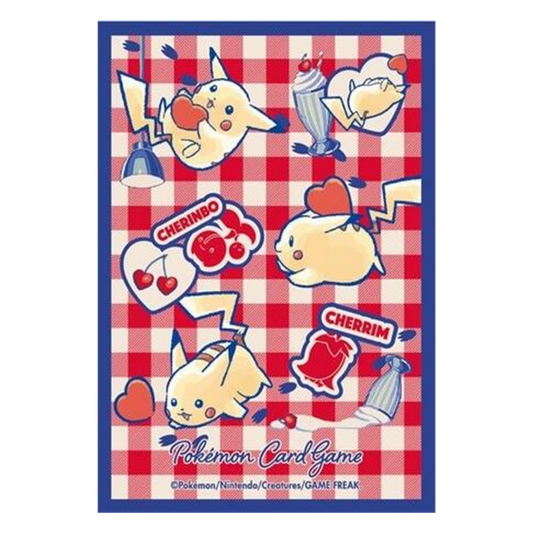 Card Sleeves - Pikachu and Cherrim (64-Pack) (Pokemon Center Japan Exclusive)