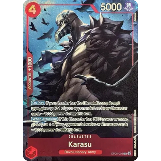 Karasu (Premium Card Collection -Best Selection Vol. 2-) (OP05-005) - One Piece Promotion Cards Foil