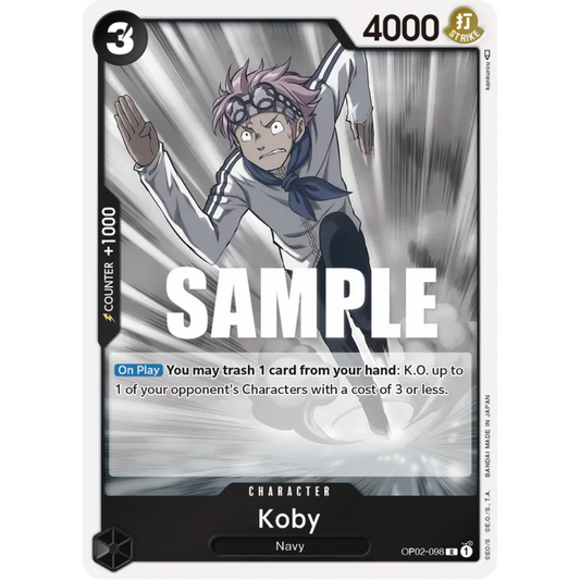 Koby (OP02-098) - Paramount War Foil