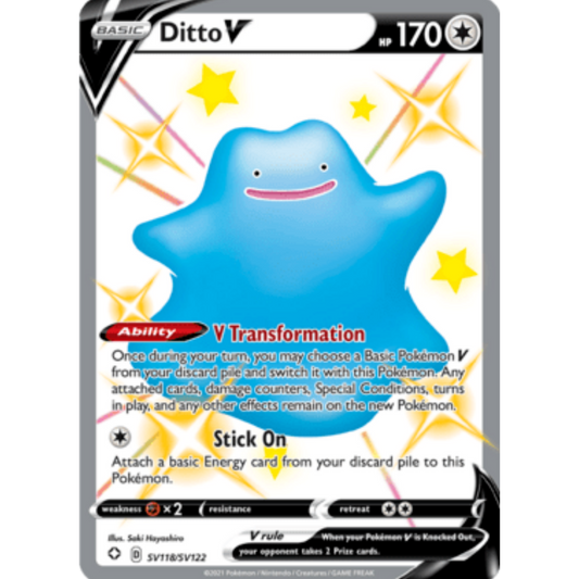 Ditto V (SV118/SV122) [Sword & Shield: Shining Fates]