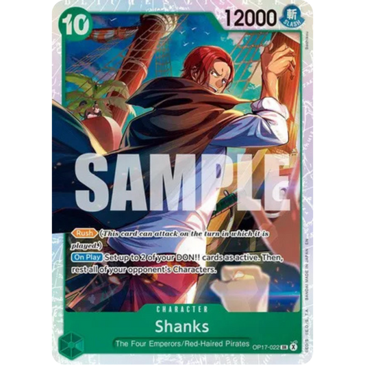 Shanks (022) (OP17-022) - The World's Strongest Warriors Foil