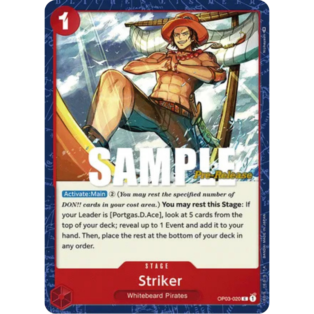 Striker (OP03-020) - Pillars of Strength Pre-Release Cards