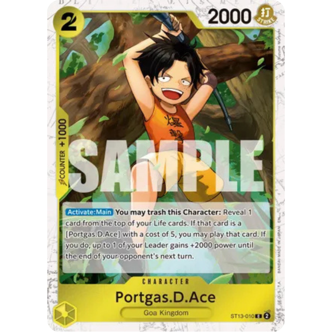 Portgas.D.Ace - ST13-010 (Pirate Foil) (ST13-010) - Premium Booster -The Best- Vol. 2 Foil