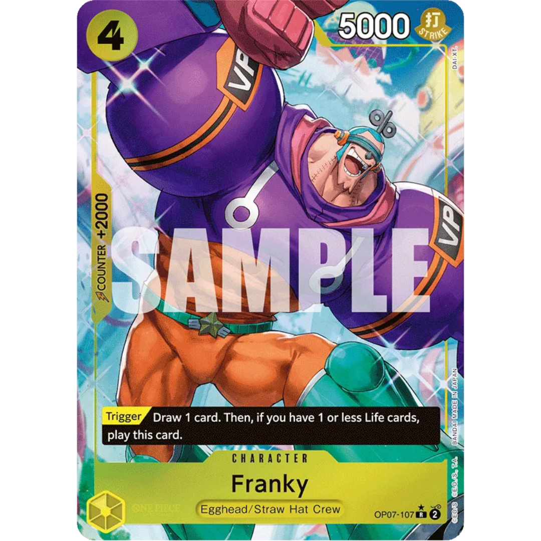 Franky (Parallel) (OP07-107) - 500 Years in the Future Foil