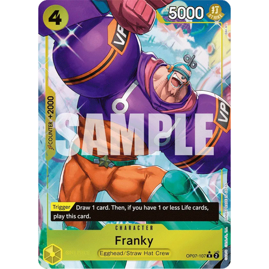 Franky (Parallel) (OP07-107) - 500 Years in the Future Foil