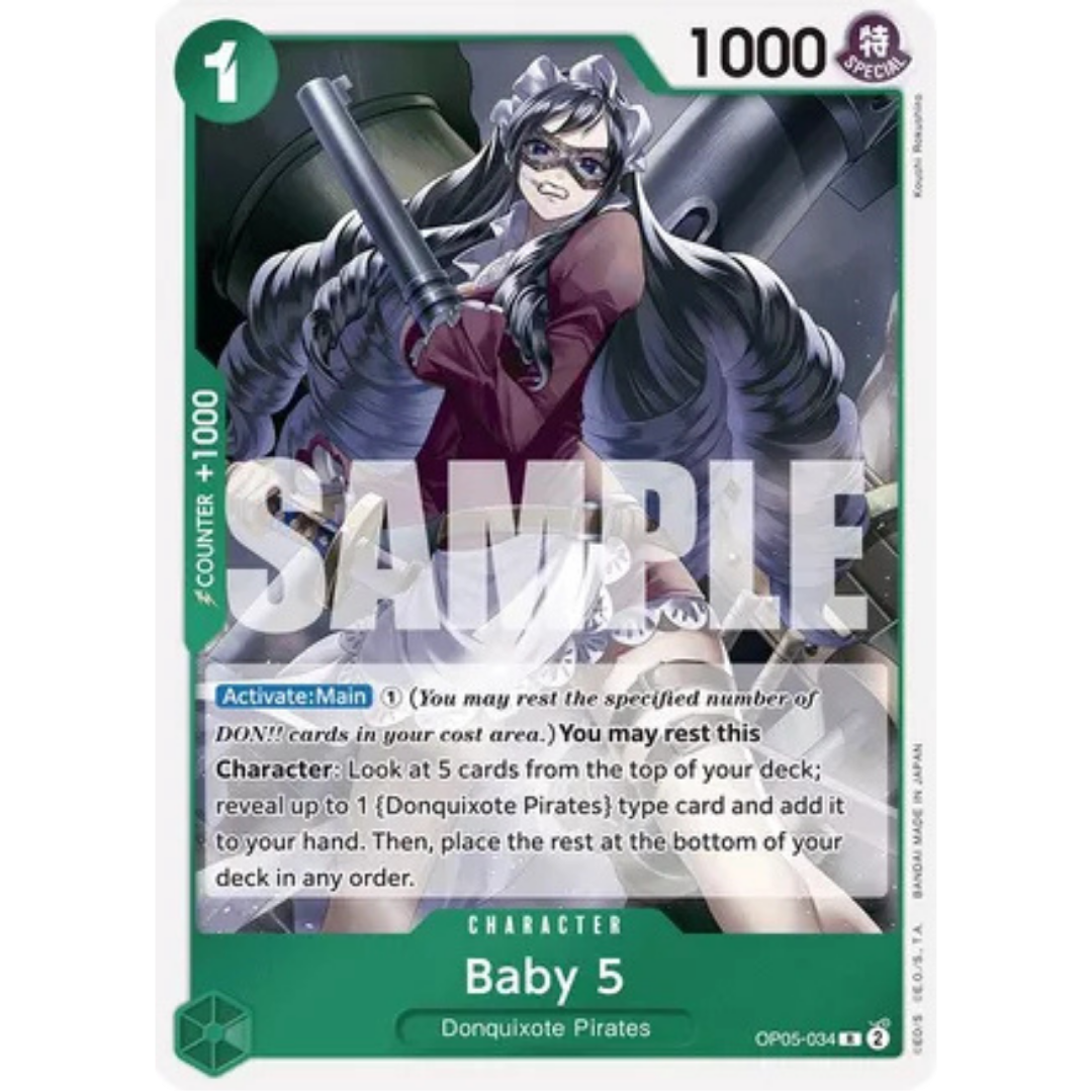 Baby 5 (OP05-034) (Reprint) (OP05-034) - Premium Booster -The Best- Foil