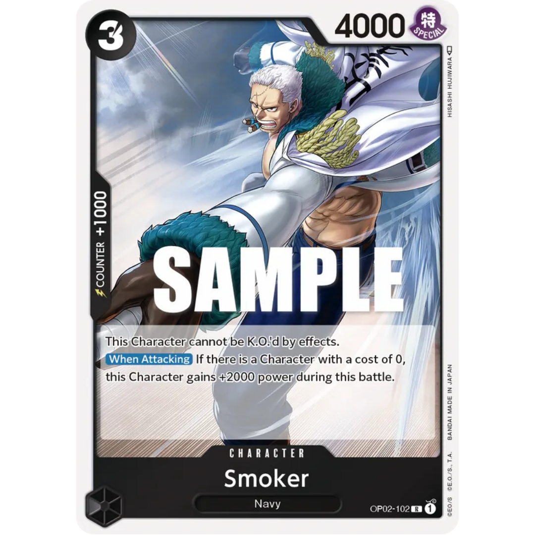 Smoker (102) (OP02-102) - Paramount War Foil