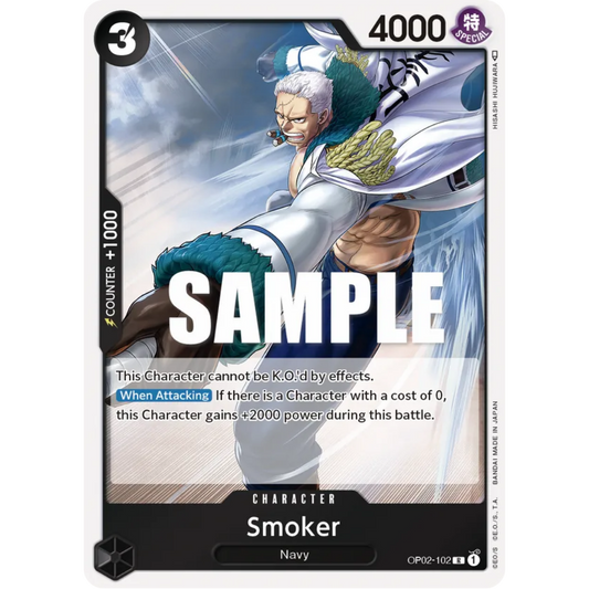Smoker (102) (OP02-102) - Paramount War Foil