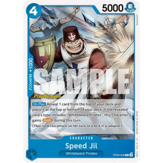 Speed Jil (OP08-049) - Two Legends Pre-Release Cards