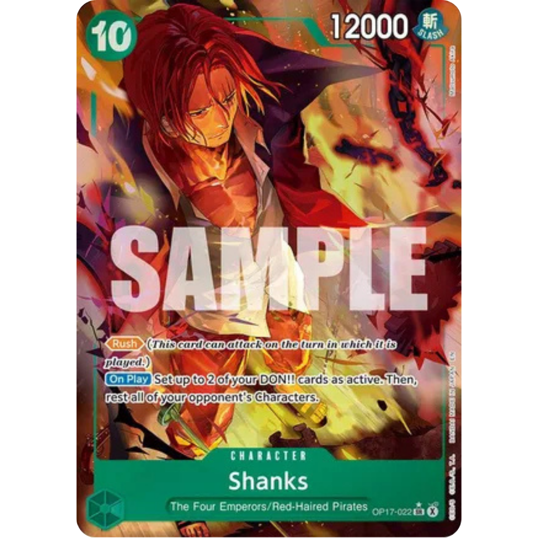 Shanks (022) (Alternate Art) (OP17-022) - The World's Strongest Warriors Foil
