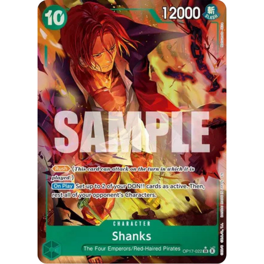 Shanks (022) (Alternate Art) (OP17-022) - The World's Strongest Warriors Foil