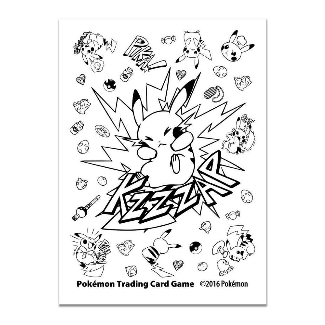 Card Sleeves - Pikachu (Comic-Style)
