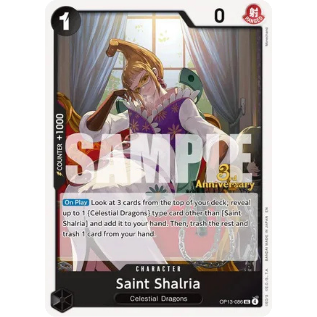 Saint Shalria (OP13-086) - Carrying On His Will: 3rd Anniversary Tournament Cards