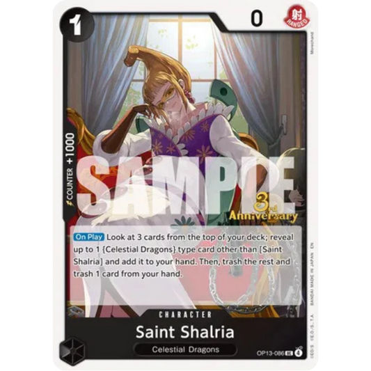 Saint Shalria (OP13-086) - Carrying On His Will: 3rd Anniversary Tournament Cards