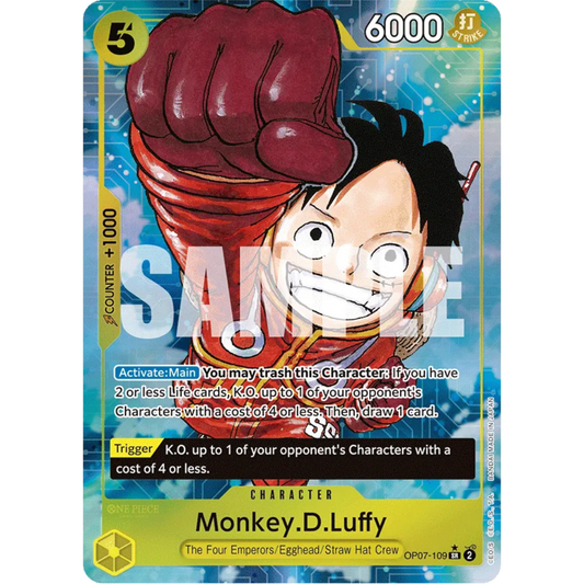 Monkey.D.Luffy (109) (Parallel) (OP07-109) - 500 Years in the Future Foil