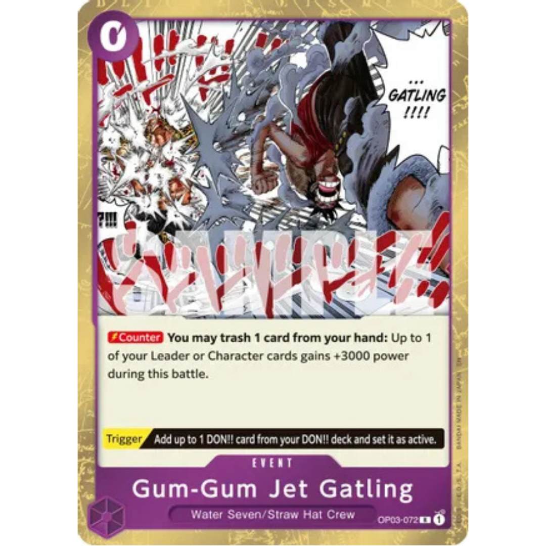 Gum-Gum Jet Gatling (Reprint) (OP03-072) - Premium Booster -The Best- Vol. 2 Foil