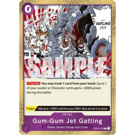 Gum-Gum Jet Gatling (Reprint) (OP03-072) - Premium Booster -The Best- Vol. 2 Foil
