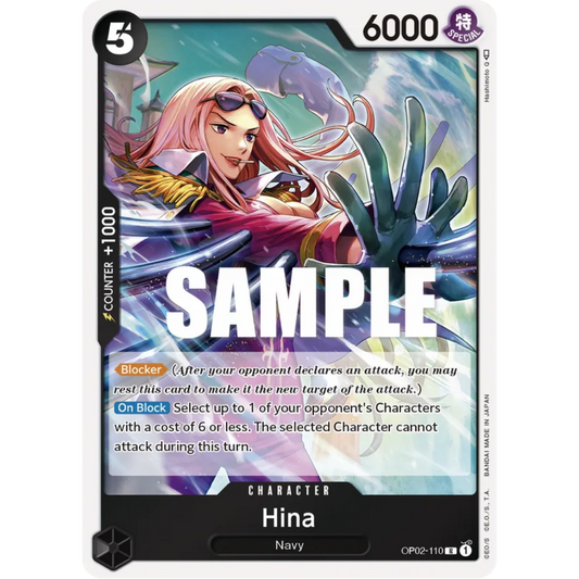 Hina (OP02-110) - Paramount War Foil