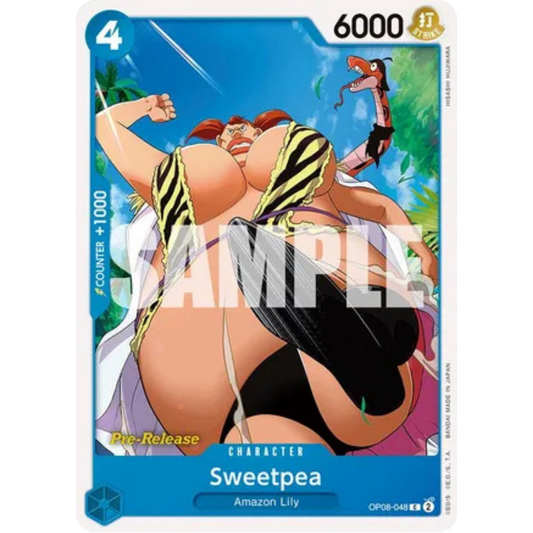 Sweetpea (OP08-048) - Two Legends Pre-Release Cards